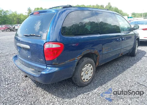 2001 Chrysler Town & Country Lx z USA, uszkodzony, nr VIN 2C8GP44381R419130